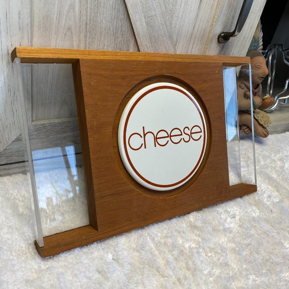Goodwood Cheese Serving Board Tray Teak Wood Home Decor Mid Century Trivet 1970 - Picture 7 of 11